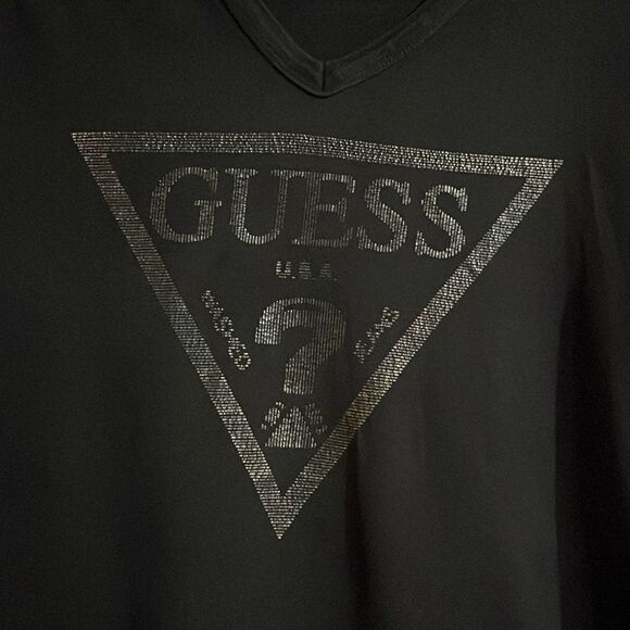 Guess black  T-shirt/Size L - Picture 2 of 4